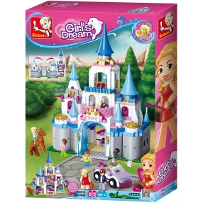   Sluban Girl's Dream - Zafír kastély építőjáték készlet 