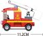 Sluban Fire – Kis emelőkosaras tűzoltóautó építőjáték készlet