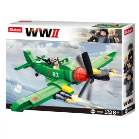   Sluban Army WWII - Szövetséges vadászgép építőjáték készlet
