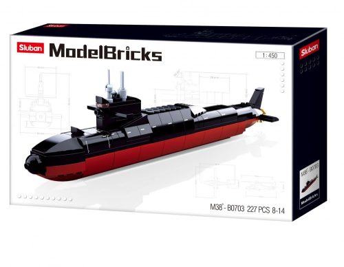 Sluban Model Bricks Army - Tengeralattjáró építőjáték készlet