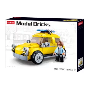   Sluban Model Bricks - Volskwagen bogár építőjáték készlet