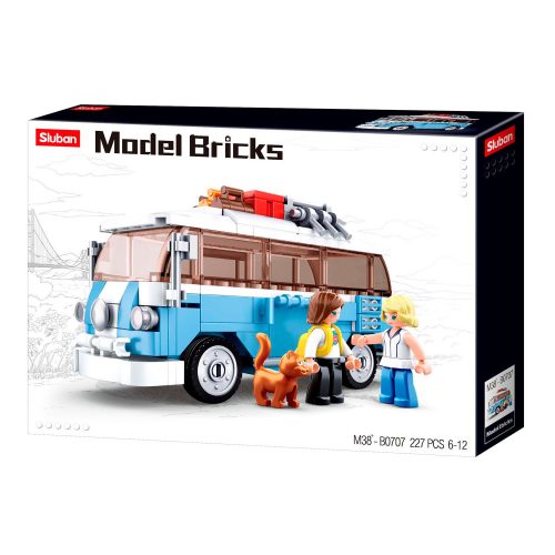 Sluban Model Bricks - hippi busz építőjáték készlet