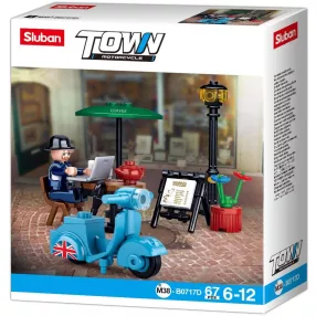 Sluban Town - Robogó építőjáték készlet