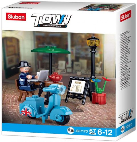 Sluban Town - Robogó építőjáték készlet
