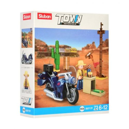 Sluban Town - Motoros kirándulás építőjáték készlet