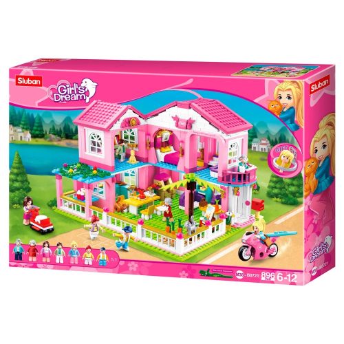 Sluban Girl's Dream - Nagy játékház építőjáték készlet
