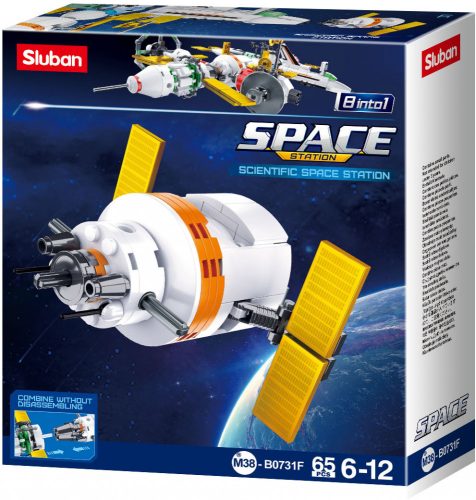 Sluban Space - 8 into 1 csillagászati műhold építőjáték készlet