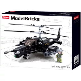   Sluban Model Bricks - Army Kamov KA-50 harci helikopter építőjáték készlet
