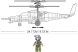 Sluban Model Bricks - Army Kamov KA-50 harci helikopter építőjáték készlet