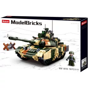   Sluban Model Bricks - Army T90-es orosz tank építőjáték készlet