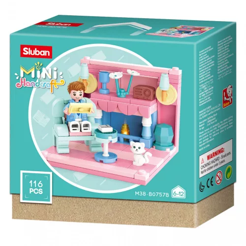 Sluban Mini Handkraft - Nappali építőjáték készlet
