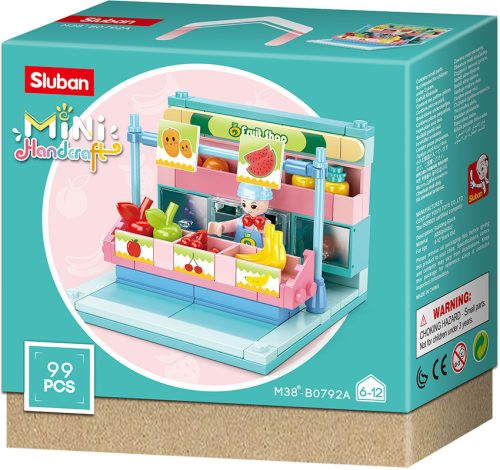 Sluban Mini Handcraft - Zöldséges építőjáték készlet 