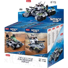 Sluban Space War 4 into 1 építőjáték készlet 