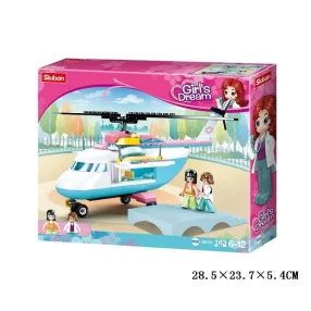   Sluban Girl's Dream - Mentőhelikopter építőjáték készlet