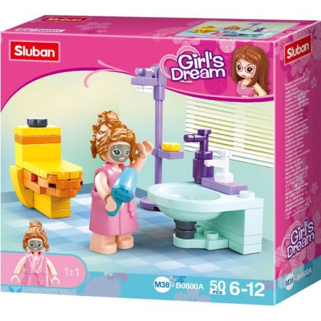 Sluban Girl's Dream - Fürdőszoba építőjáték készlet 