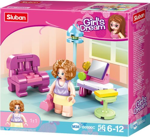 Sluban Girl's Dream - Nappali építőjáték készlet 