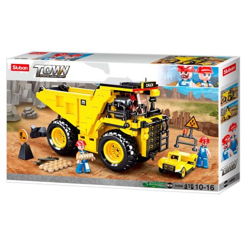 Sluban Town - Nagy dömper építőjáték készlet