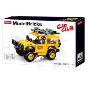   Sluban Model Bricks  - Sárga terepjáró építőjáték készlet