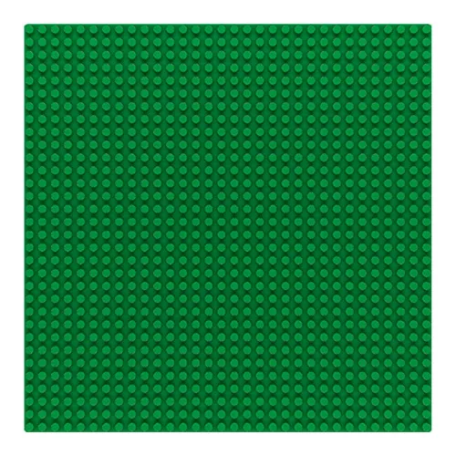Sluban 25×25 cm-es alaplap építőjátékokhoz - zöld