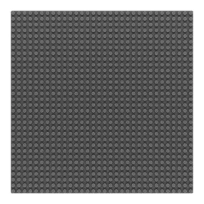 Sluban 25×25 cm-es alaplap építőjátékokhoz - szürke