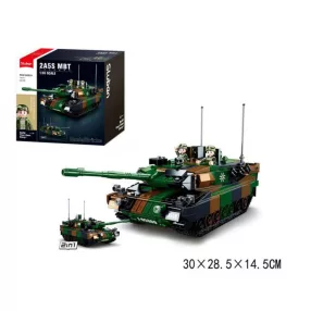   Sluban Model Bricks - Army 2 az 1-ben Leopard 2 harckocsi építőjáték készlet 