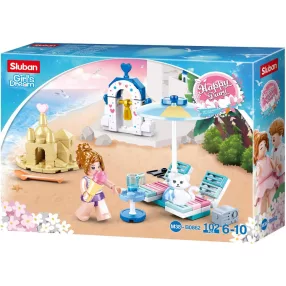   Sluban Girl's Dream - Tengerparti nyaralás építőjáték készlet