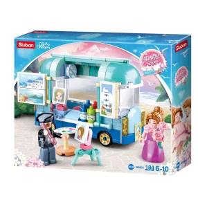   Sluban Girl's Dream - Utcai festő építőjáték készlet 