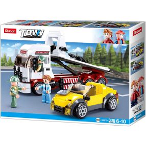 Sluban Town - Autómentő építőjáték készlet