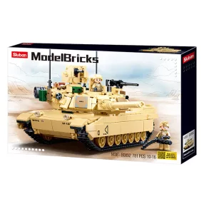   Sluban Model Bricks - Army M1A2 Abrams harckocsi építőjáték készlet