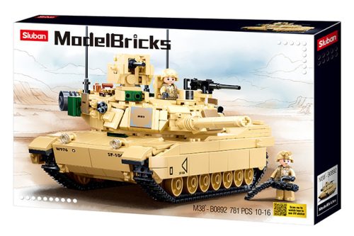 Sluban Model Bricks - Army M1A2 Abrams harckocsi építőjáték készlet