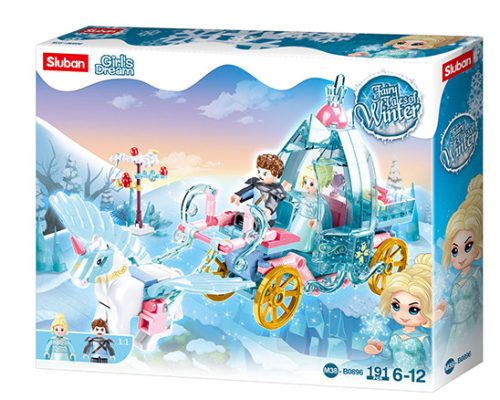 Sluban Girl's Dream - Tündérhintó szárnyas unikornissal építőjáték készlet
