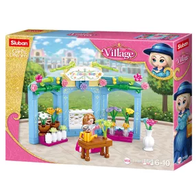   Sluban Girl's Dream - Virágárus építőjáték készlet