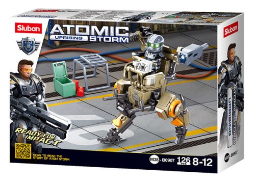 Sluban Atomic Storm - Robotpáncél építőjáték készlet