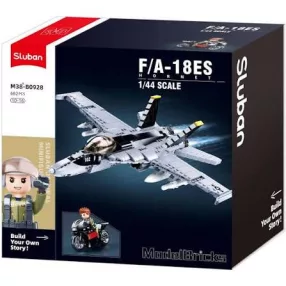   Sluban Model Bricks - Army F/A-18 Hornet vadászgép építőjáték készlet 