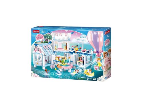 Sluban Girl's Dream - Medencés villa építőjáték készlet