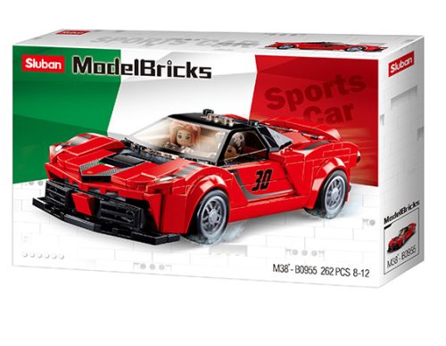 Sluban Model Bricks - Ferrari Laferrari sportkocsi építőjáték készlet