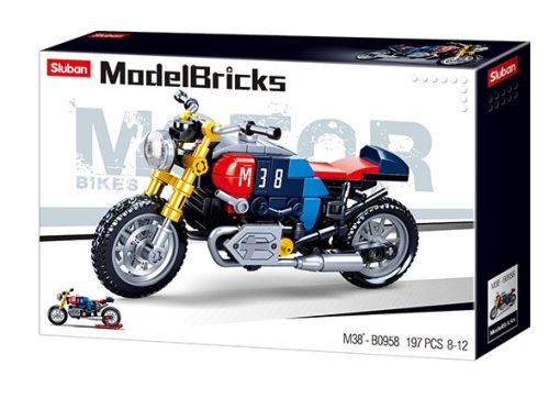 Sluban Model Bricks - Café racer motor építőjáték készlet