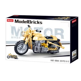   Sluban Model Bricks - Army Katonai motorkerékpár építőjáték készlet