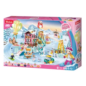   Sluban Girl's Dream - Síparadicsom óriás építőjáték készlet 11 figurával