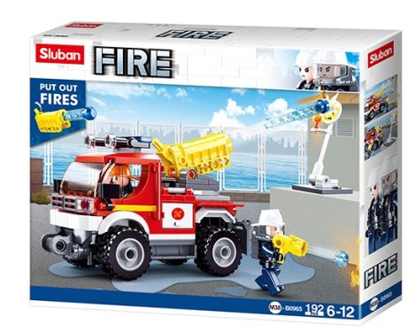 Sluban Fire - Tűzoltó terepjáró építőjáték készlet