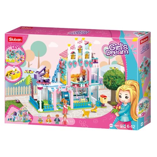 Sluban Girl's Dream - Álomház építőjáték készlet
