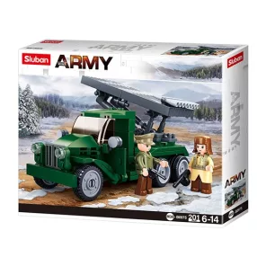   Sluban Army WWII - Budapest ostroma: BM-13 Katyusa sorozatvető építőjáték készlet