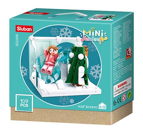 Sluban Mini Handcraft - Évszakok: Tél építőjáték készlet
