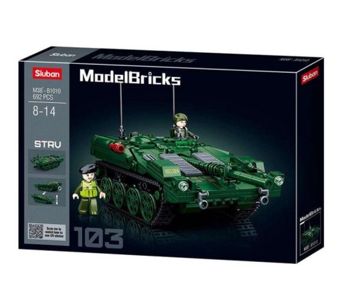 Sluban Model Bricks Army - STRV 103 harckocsi építőjáték készlet