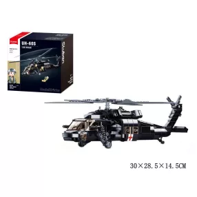   Sluban Model Bricks Army - Katonai orvosi helikopter építőjáték készlet