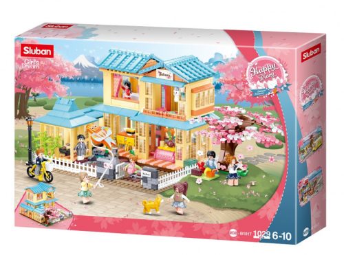 Sluban Girl's Dream - Japán ház cseresznyefával építőjáték készlet