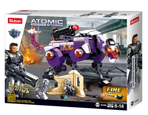 Sluban Atomic Storm - Robot farkas építőjáték készlet
