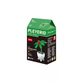   Sluban Flowers -  Piros szobapáfrány "E" építőjáték készlet