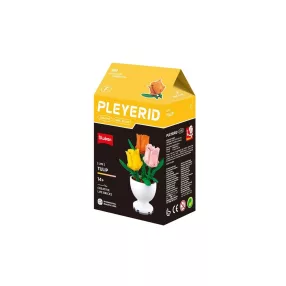   Sluban Flowers -  Cserepes tulipán "F" építőjáték készlet