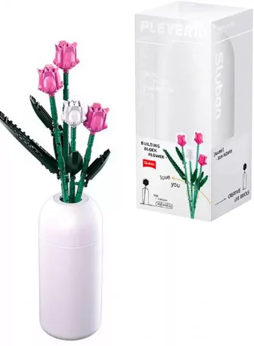 Sluban Flowers - Tulipán építőjáték készlet